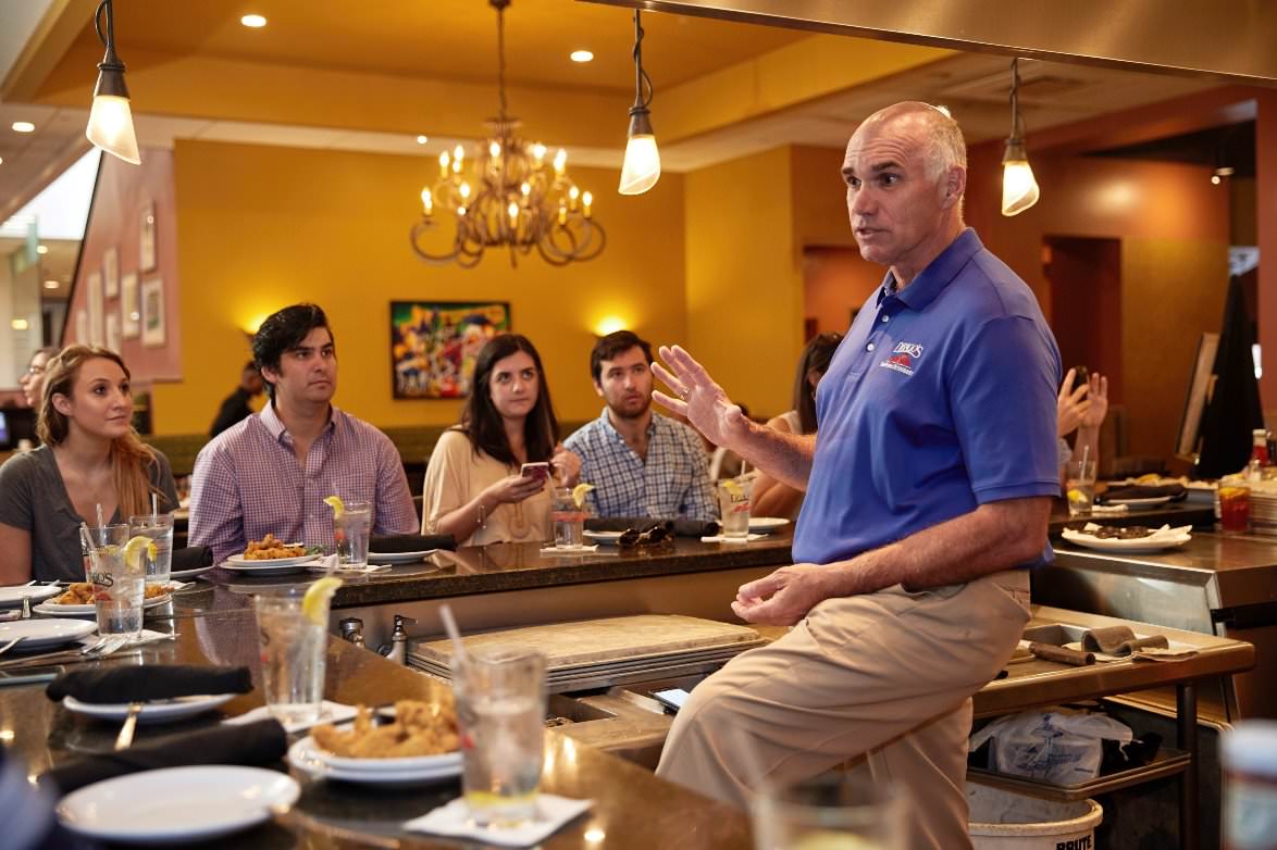 Tommy Cvitanovich speaking about the origins of charbroiled oysters